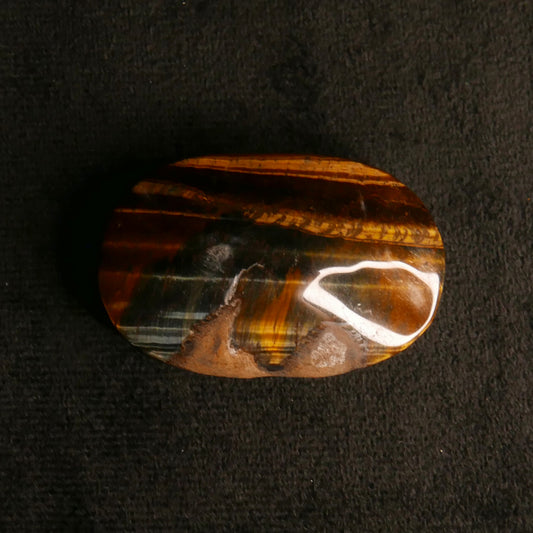 Tiger Eye Palm Stone | Snow Heart Crystals - Online Crystal Shop Canada 