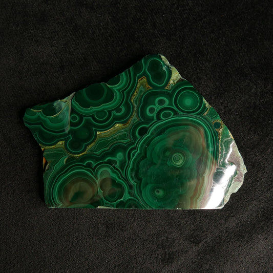 Malachite Slab Carving | Snow Heart Crystals