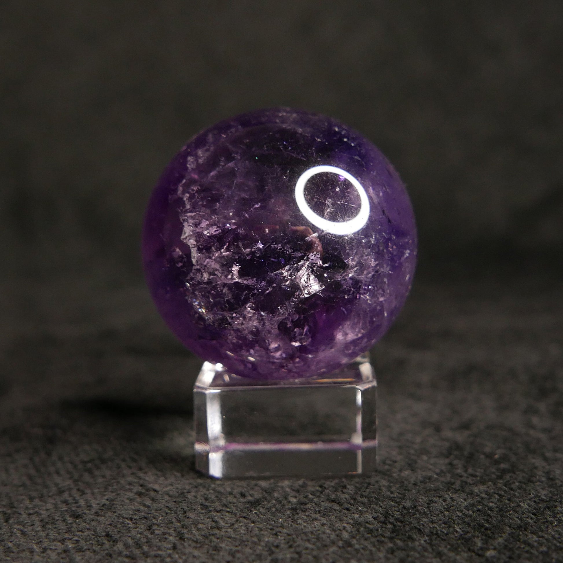 Amethyst Sphere | Snow Heart Crystals