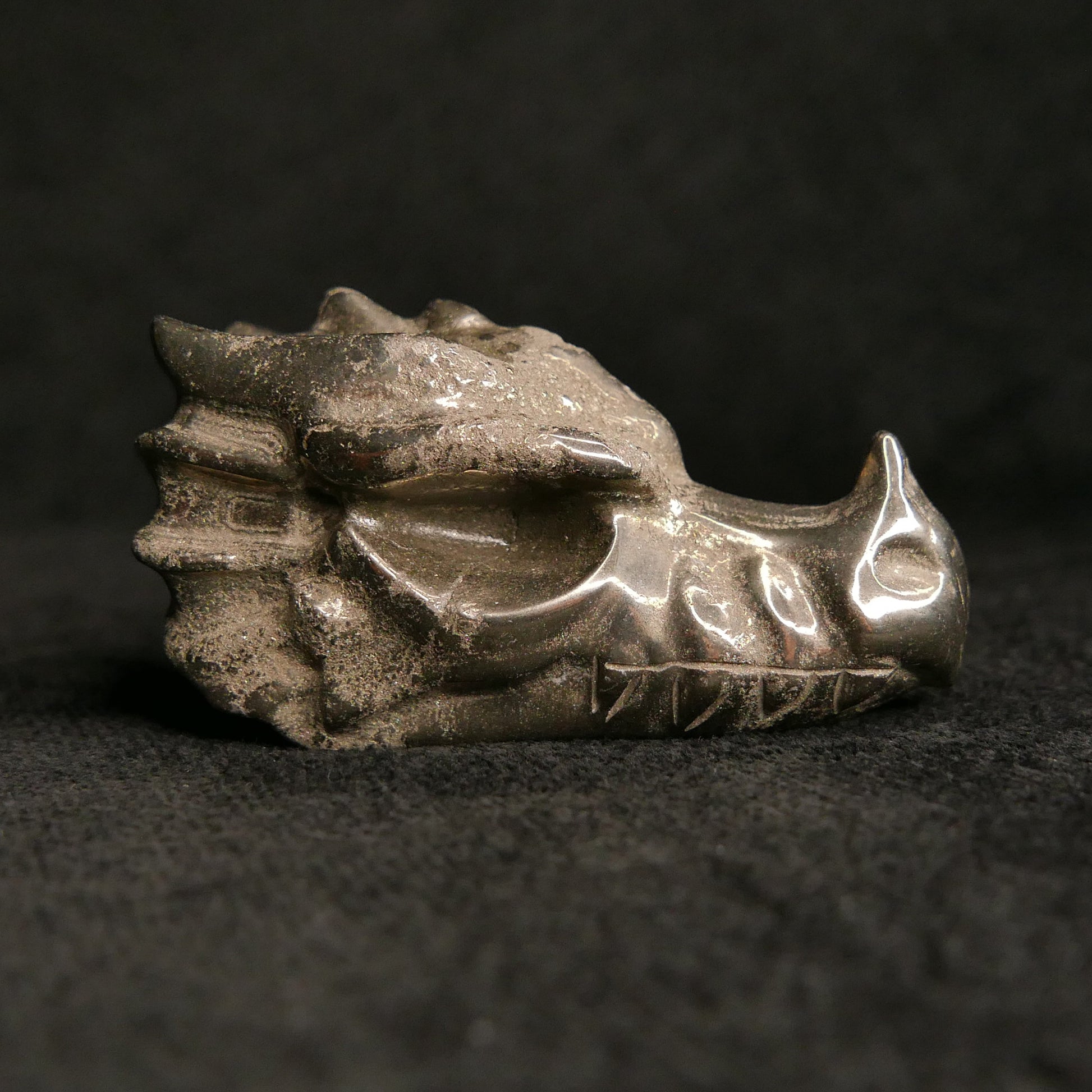 Pyrite Dragon Head | Snow Heart Crystals 