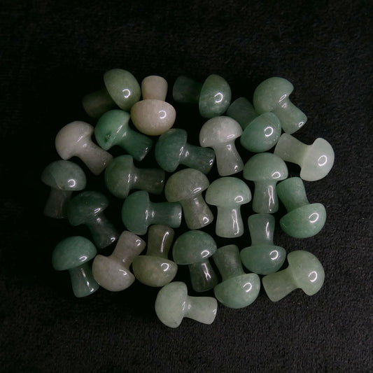 Green Aventurine Mini Mushroom | Snow Heart Crystals - Online Crystal Shop Canada 