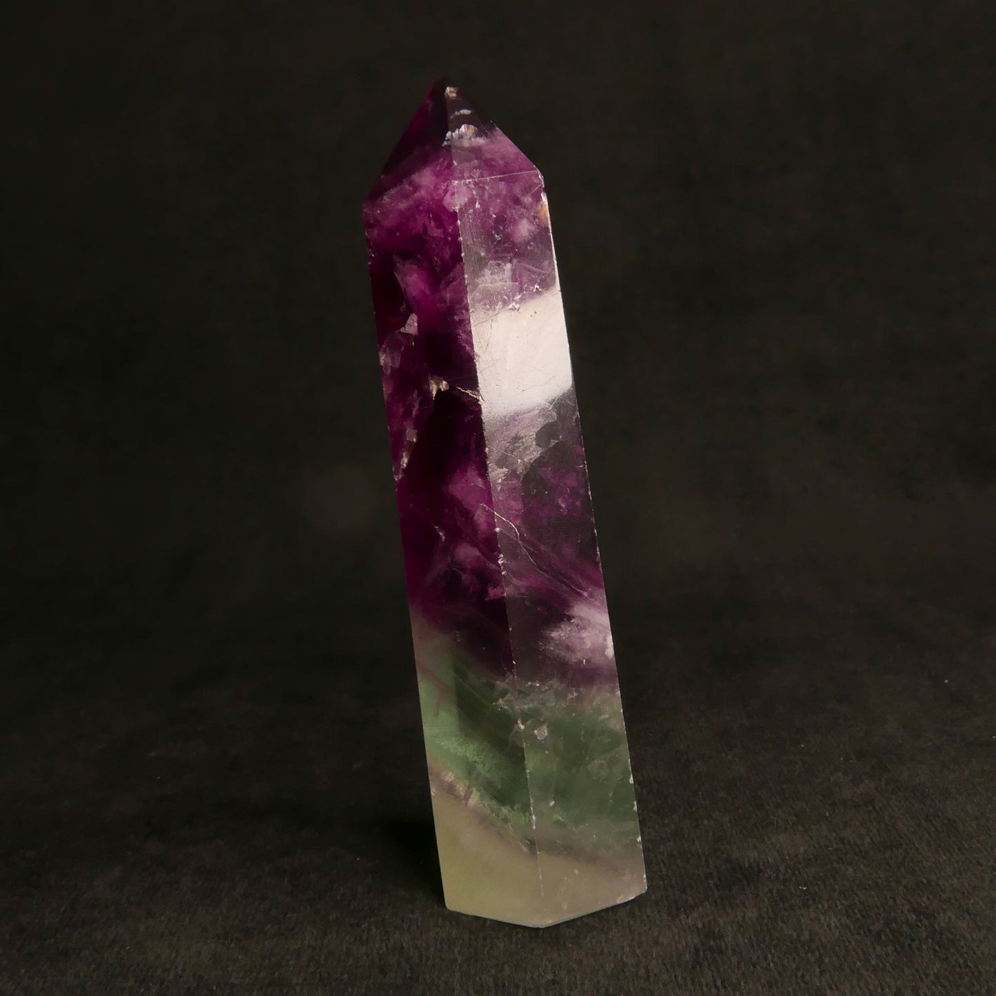 Fluorite Tower | Snow Heart Crystals - Online Crystal Shop Canada 