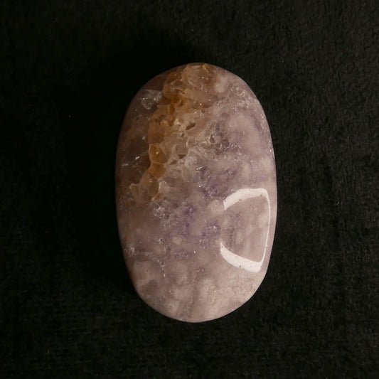 Amethyst Flower Agate Palm Stone | Snow Heart Crystals - Online Crystal Shop Canada 