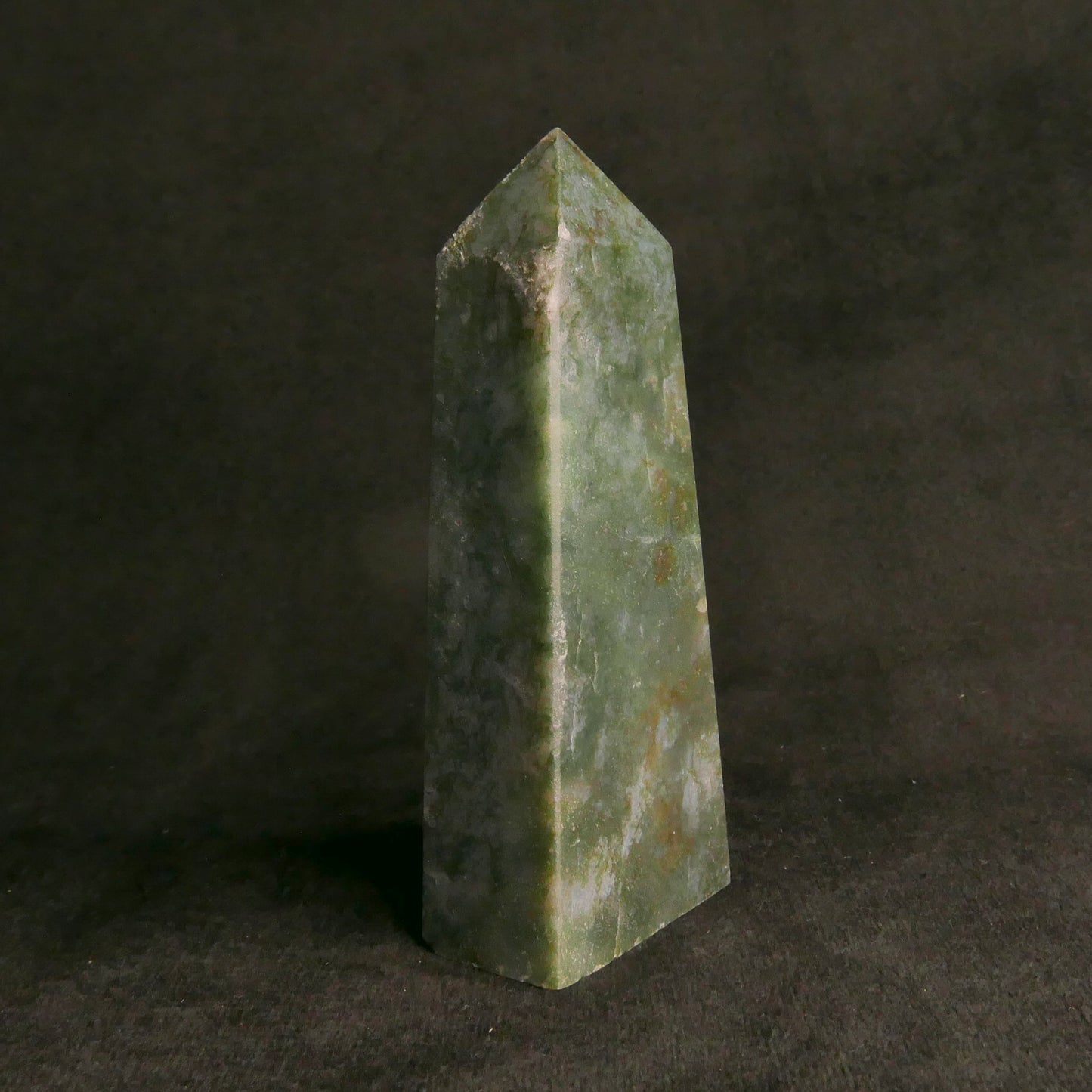 Moss Agate Tower | Snow Heart Crystals - Online Crystal Shop Canada