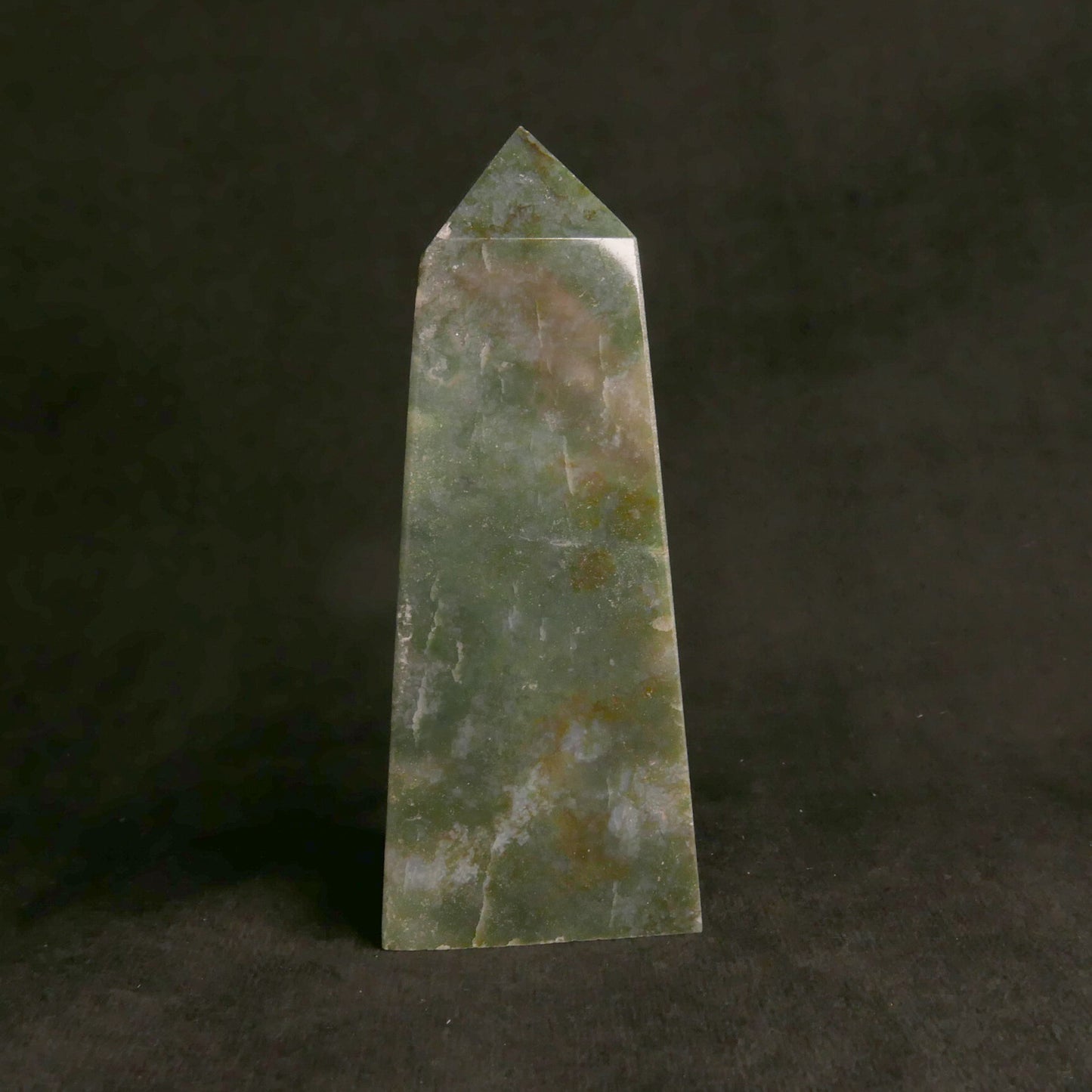 Moss Agate Tower | Snow Heart Crystals - Online Crystal Shop Canada