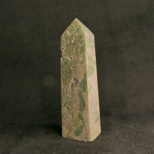 Moss Agate Tower | Snow Heart Crystals - Online Crystal Shop Canada