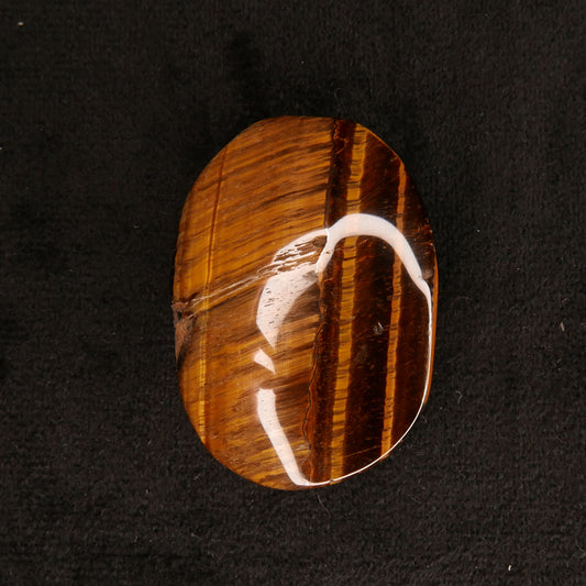 Tiger Eye Palm Stone | Snow Heart Crystals - Online Crystal Shop Canada 