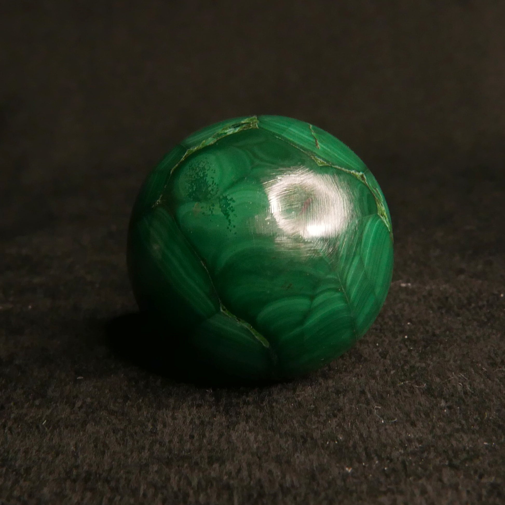 Malachite Sphere | Snow Heart Crystals - Online Crystal Shop Canada 