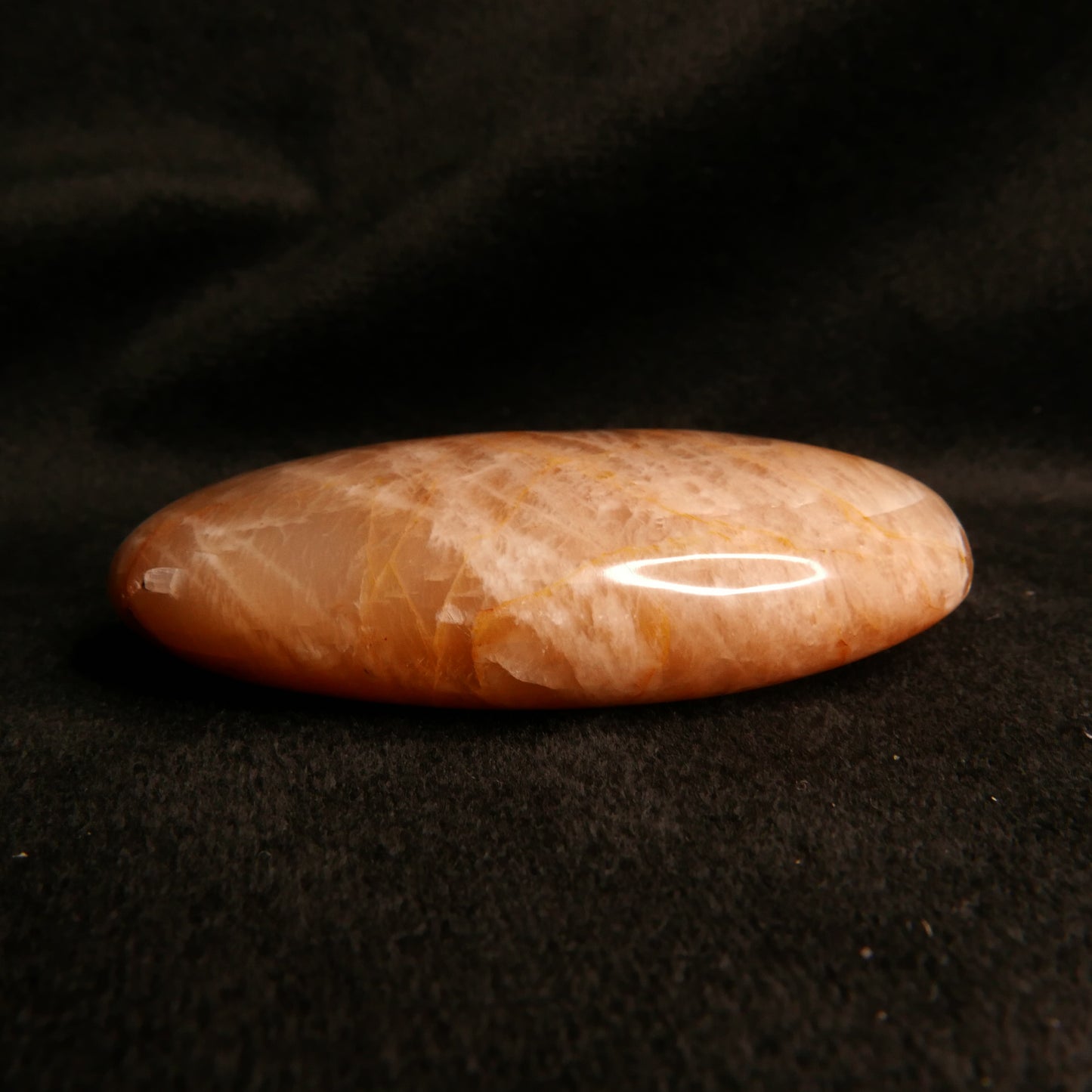 Peach Moonstone Palm Stone | Snow Heart Crystals - Online Crystal Shop Canada