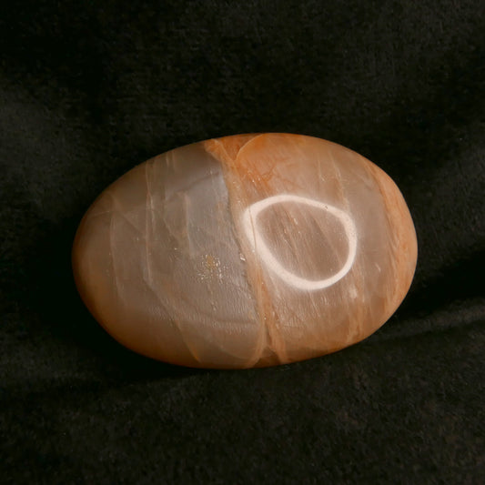 Peach Moonstone Palm Stone | Snow Heart Crystals - Online Crystal Shop Canada