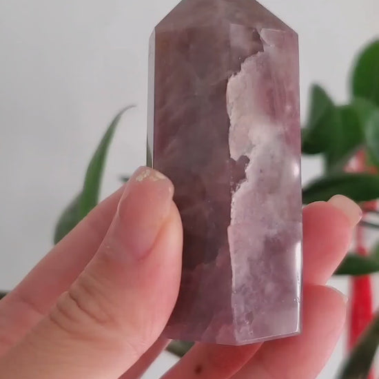 lavender rose quartz tower