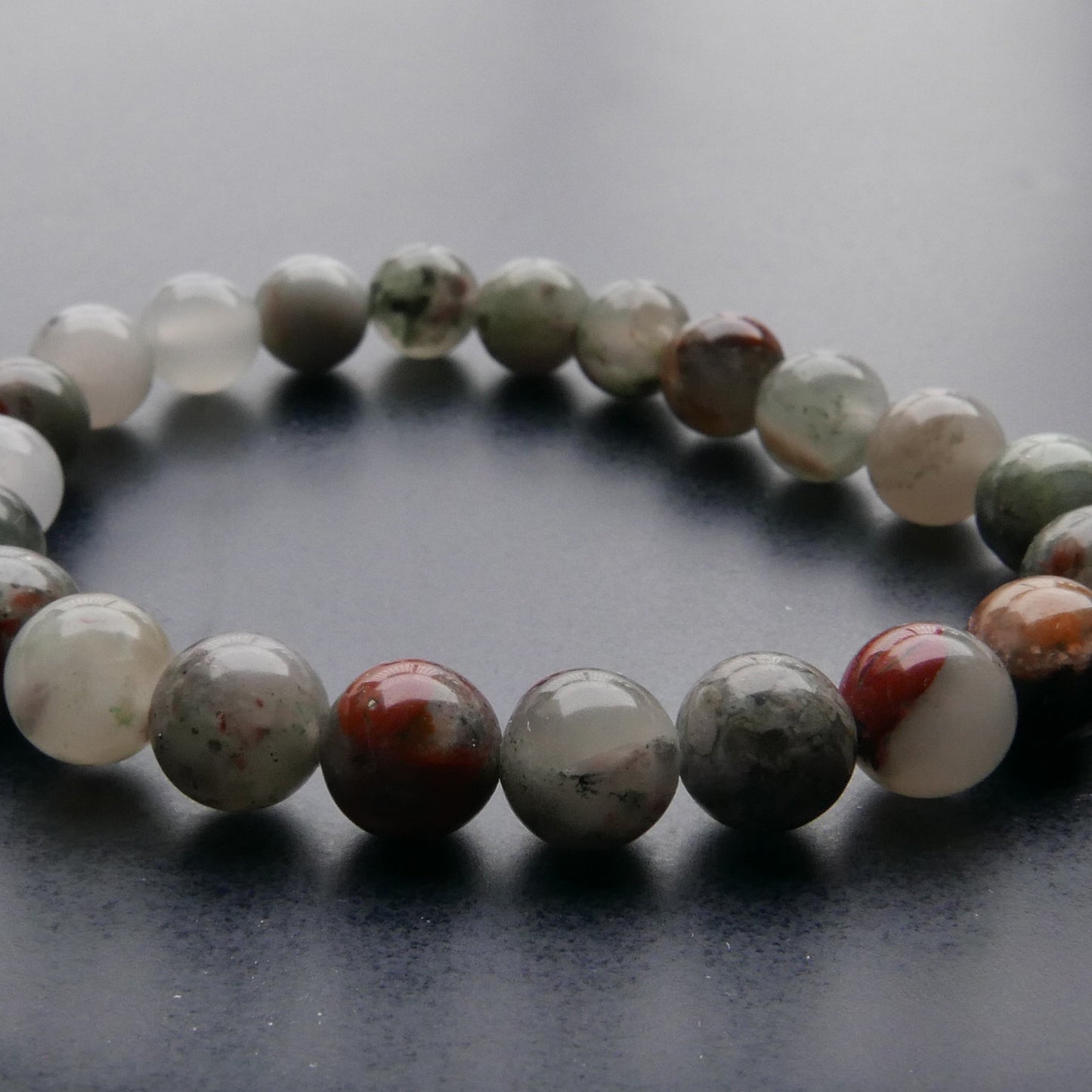 Bloodstone Bead Bracelet | Snow Heart Crystals - Online Crystal Shop Canada 