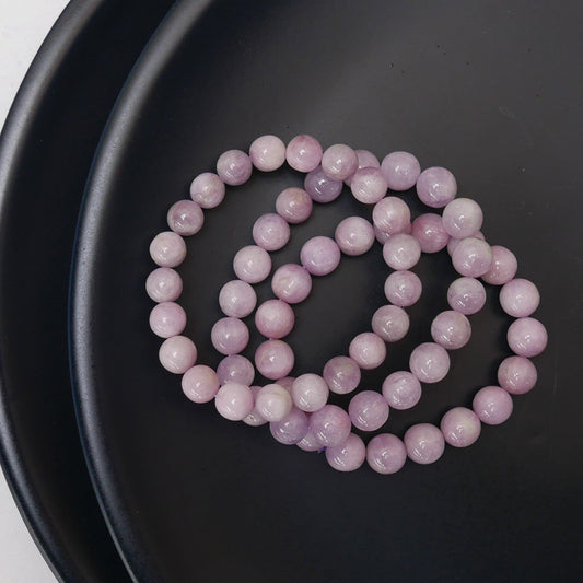 kunzite bead bracelet