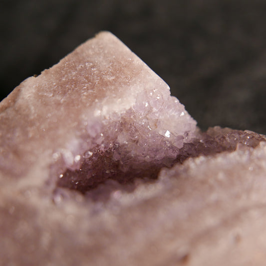 brazil pink amethyst raw slab