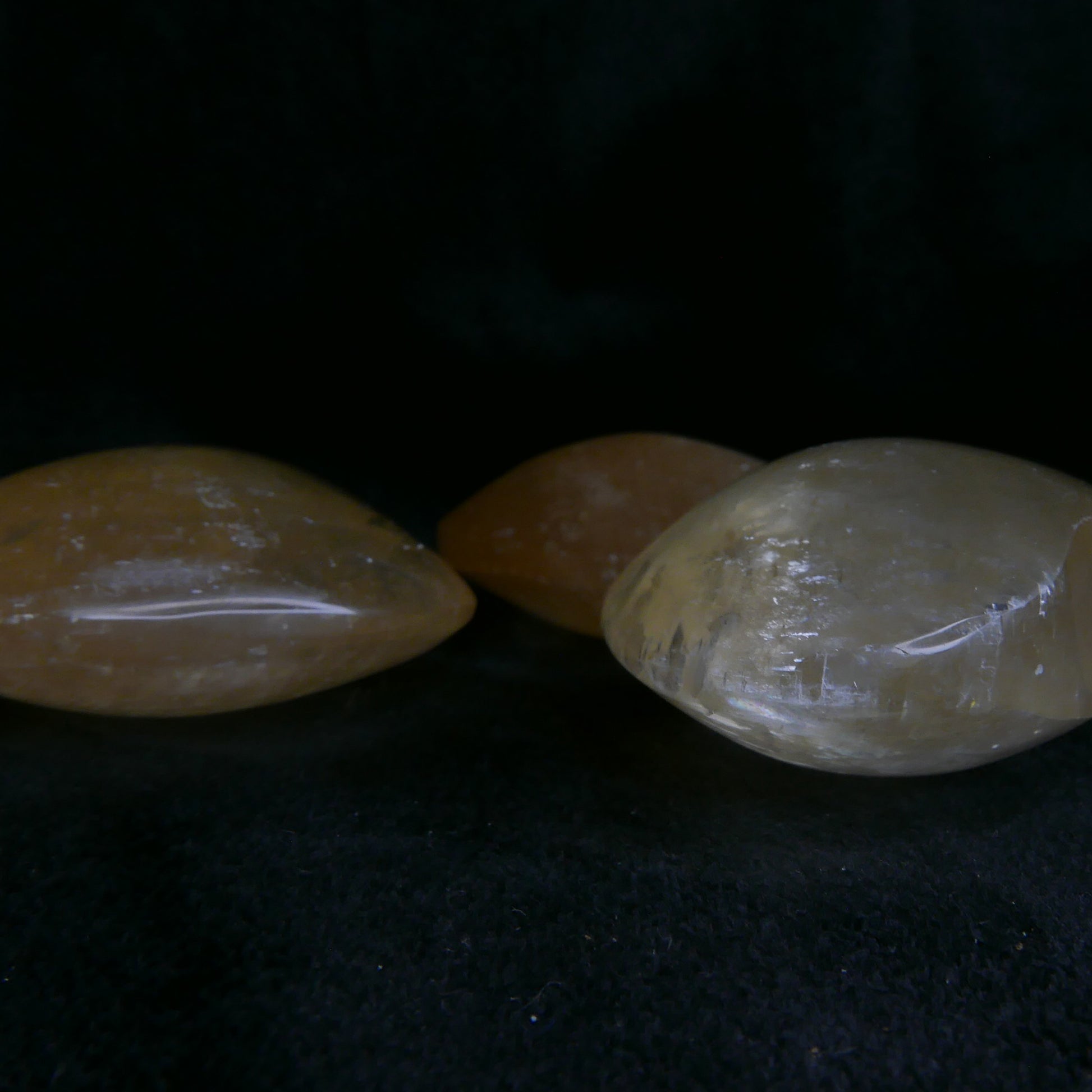 Honey Calcite Heart