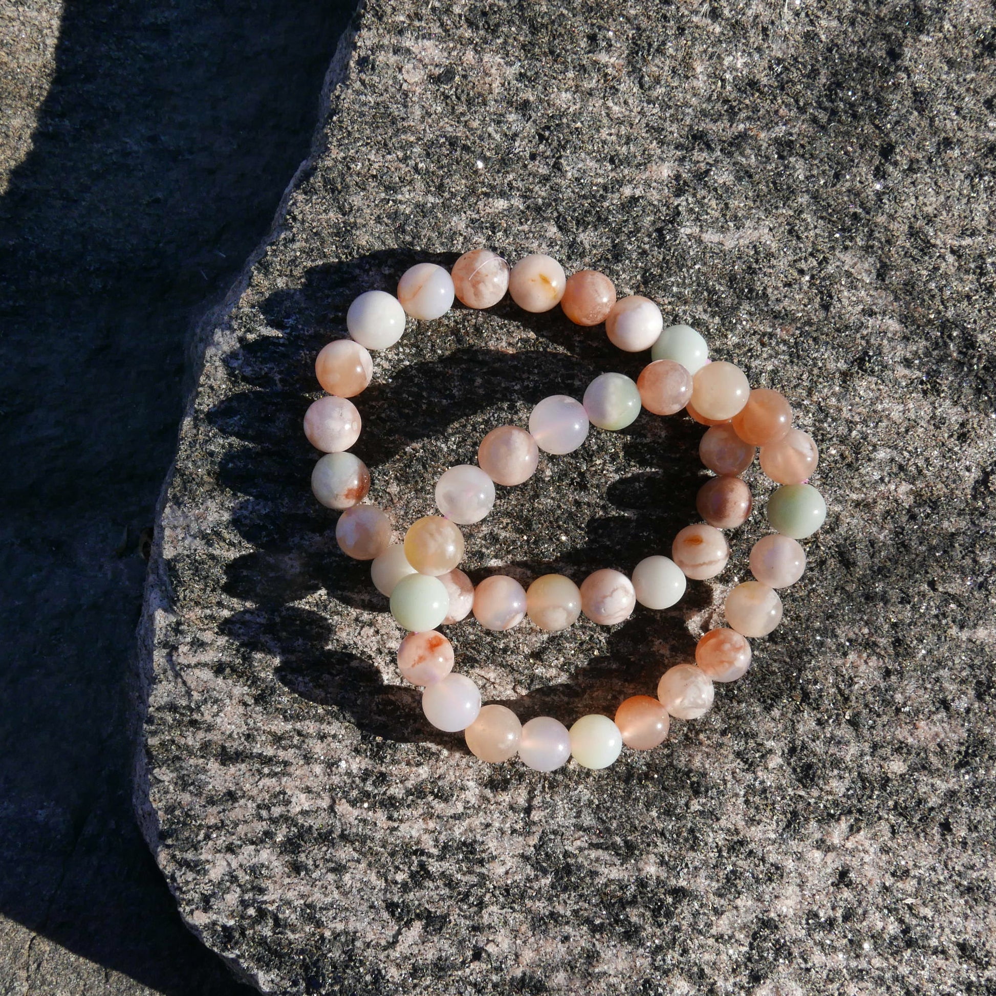 Flower Agate Bracelet