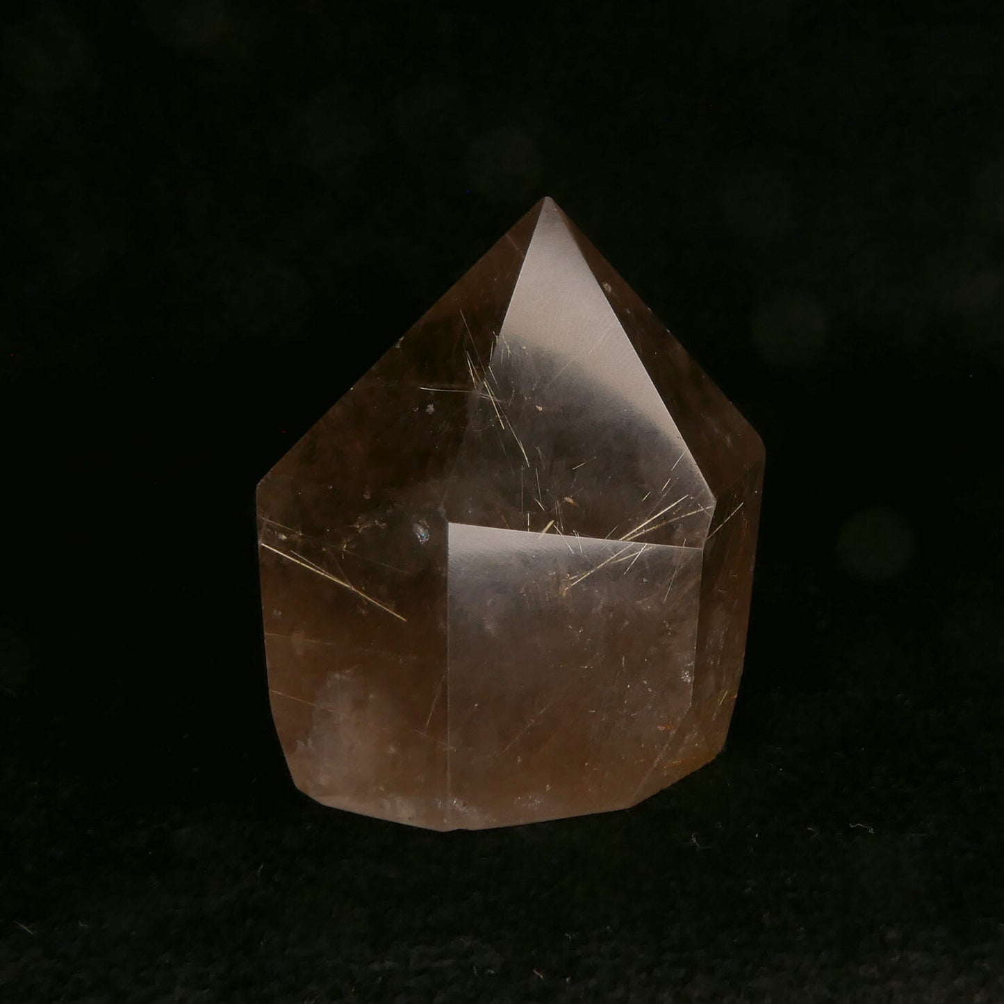 Golden Rutile Tower | Snow Heart Crystals - Online Crystal Shop Canada