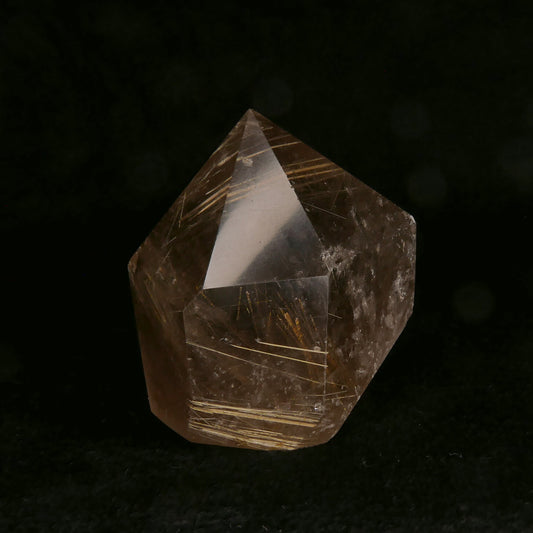 Golden Rutile Tower | Snow Heart Crystals - Online Crystal Shop Canada