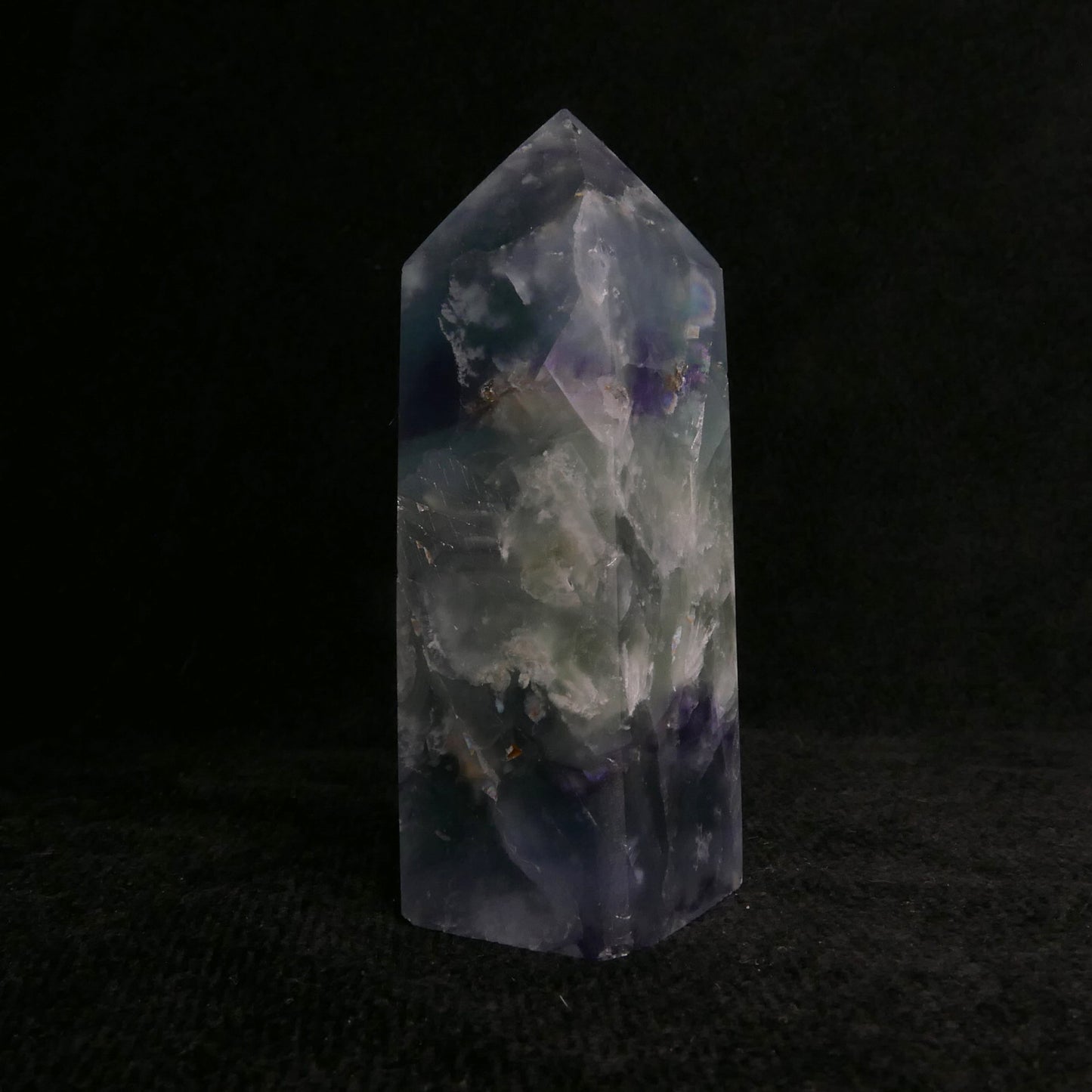 Feather Fluorite Tower | Snow Heart Crystals - Online Crystal Shop Canada 