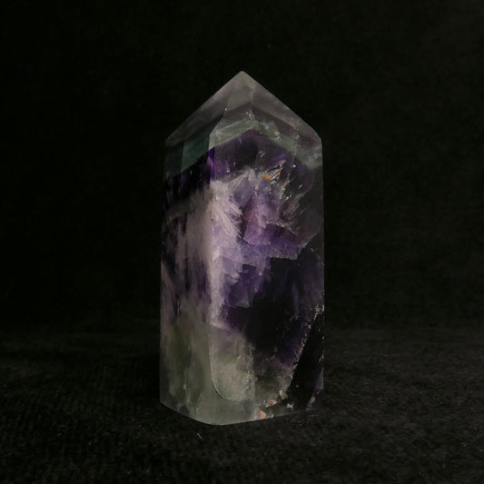 Feather Fluorite Tower | Snow Heart Crystals - Online Crystal Shop Canada 