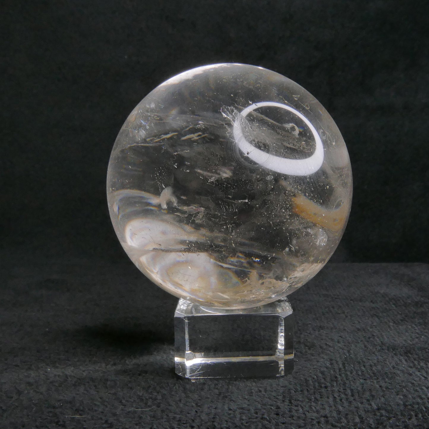 Clear Quartz Sphere with Stand 