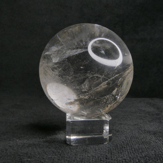 Clear Quartz Sphere with Stand 