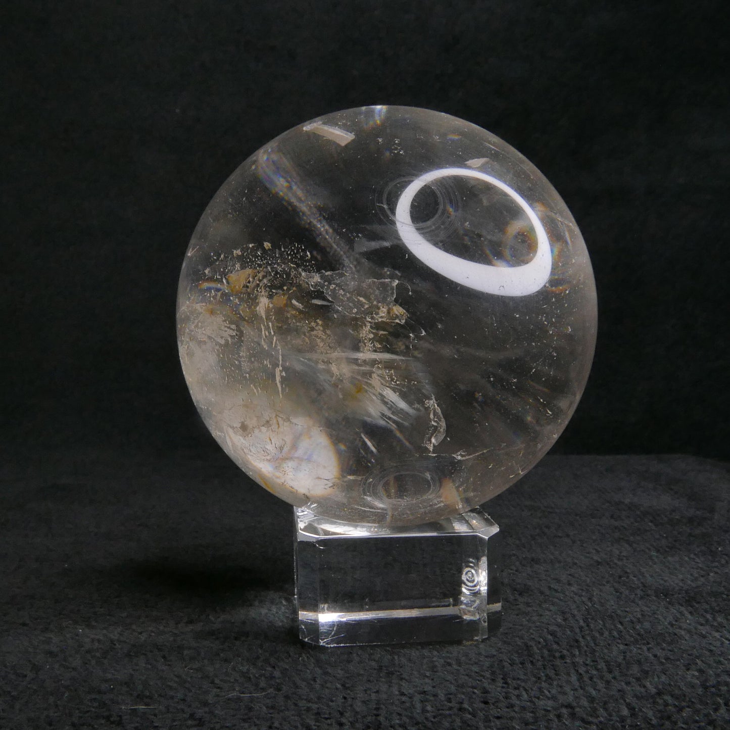 Clear Quartz Sphere with Stand 