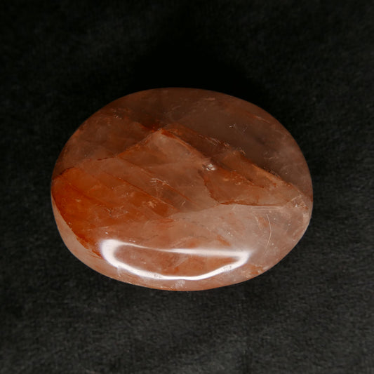 Fire Quartz Palm Stone | Snow Heart Crystals 