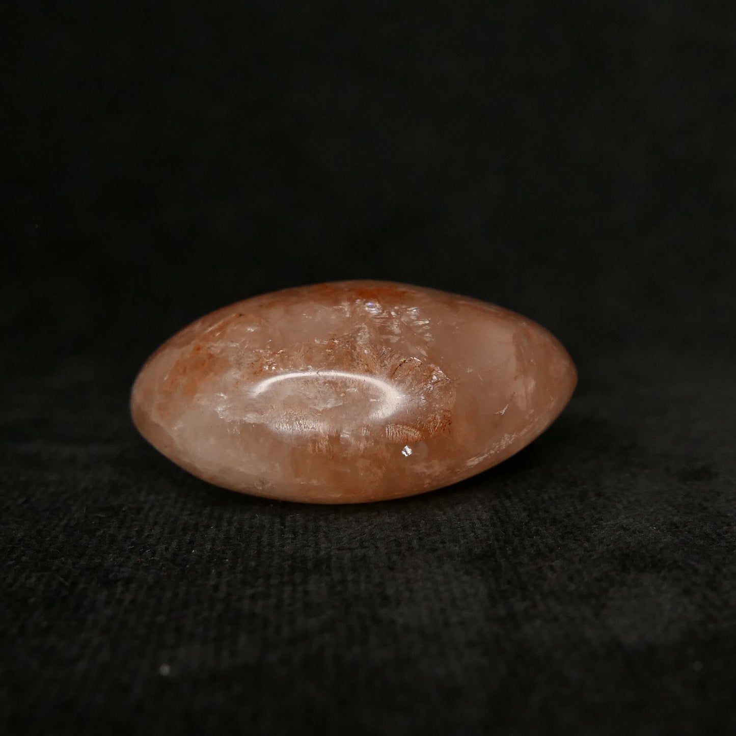 Fire Quartz Palm Stone | Snow Heart Crystals 