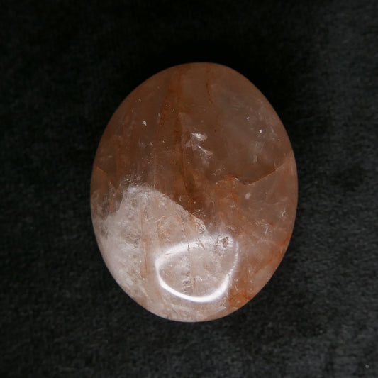 Fire Quartz Palm Stone | Snow Heart Crystals 