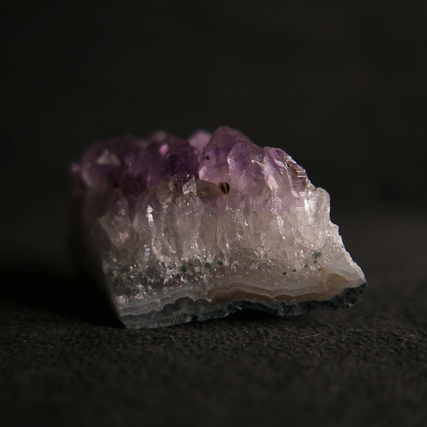 raw purple amethyst cluster