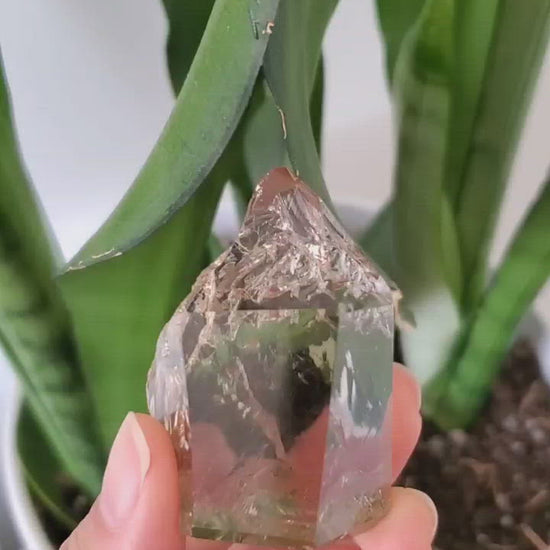 brazil Semi-Raw Polished Citrine Tower
