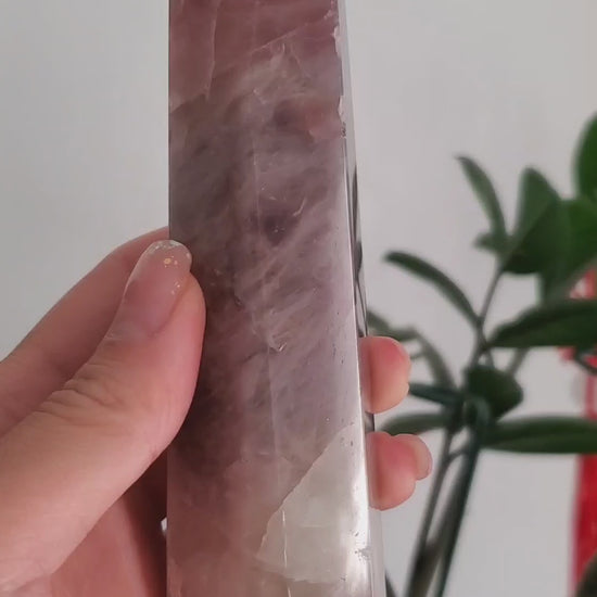 lavender rose quartz tower