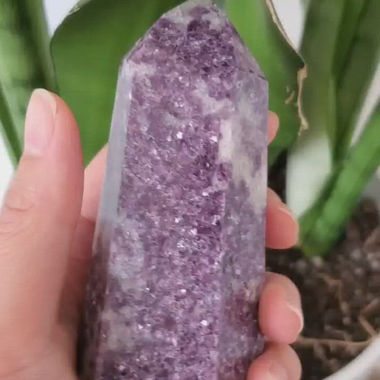 brazil lepidolite tower